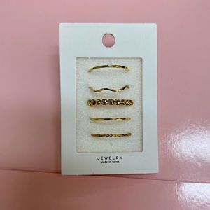 Stacking rings , set of 5. Size 7